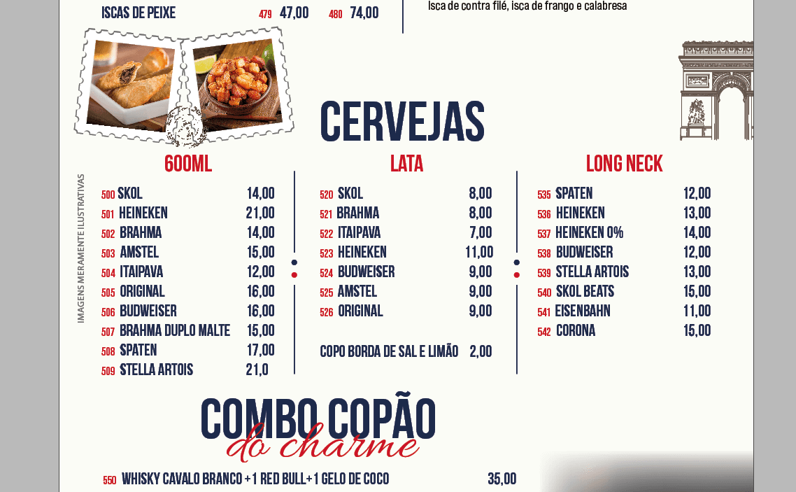 Criação de Cardápio Físico ou Digital 7