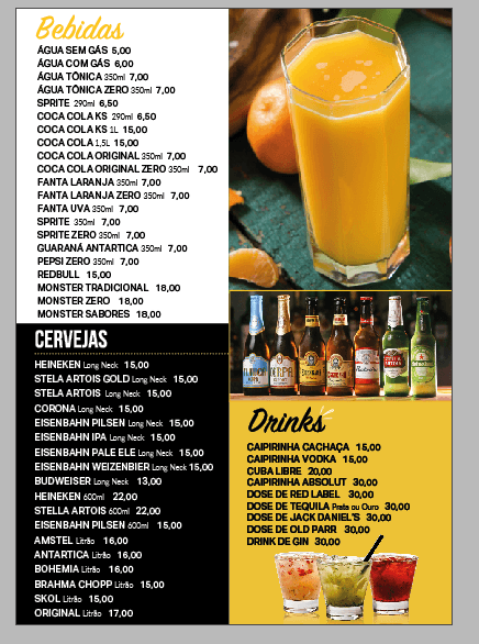 Criação de Cardápio Físico ou Digital 8